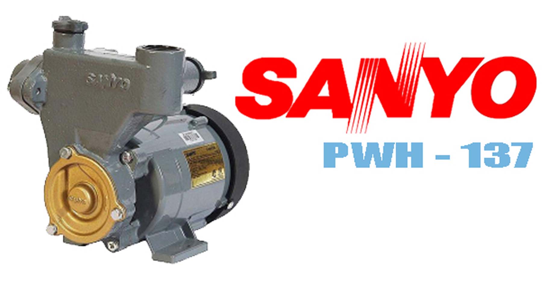 Harga Sanyo PWH137C Pompa Air Sumur Dangkal Non Automatic